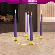 [SONONIA] Advent Ring Candle Holder Advent Wreath Ring for Party Festival Living Room
