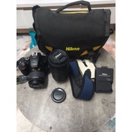 Nikon d5600 fullset + 2 lens