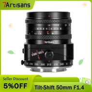 7Artisans 50mm F1.4 APS-C Manual Focus Tilt-Shift Lens for E/X/M43