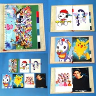 Mixed Cartoon Binder Organizer Dividers 2 Rings, 6 Rings, 20 Rings, 26 Rings 1 Set of 7 Cheap Sheets