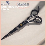Stainless Steel Buffing Straight Hair Scissors 4Cr13 - CL-6