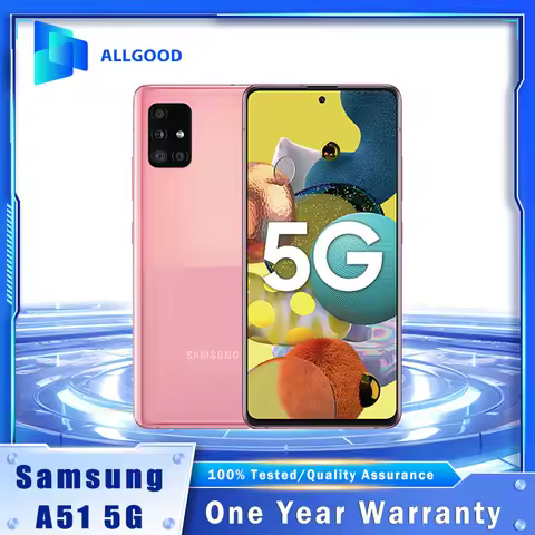 Original Samsung Galaxy A51 A516U 5G Mobile Phone NFC 6GB+128GB 6.5'' 48MP+12MP+5MP+32MP Exynos 980 
