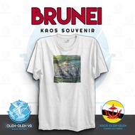 By YA Souvenir Kaos Brunei Darussalam By Kaos Brunei T-Shirt Souvenir T-Shirt Brunei Darussalam Souv