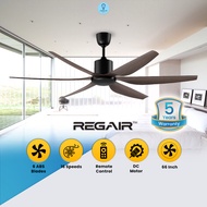 Regair Inovo Vibes 66" Ceiling Fan 6 Blades Remote Control DC Motor  Inch Kipas Siling Ruang Tamu Masjid