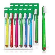 Sunstar Butler GUM 411 Toothbrush A At The Dentist Recommend Available In 6 Colors: Red Pink Yellow 