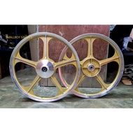 YAMAHA SRE SRV Y100 SPORTS 2 NO DISC SPORT RIM 17 GOLD 5 BATANG