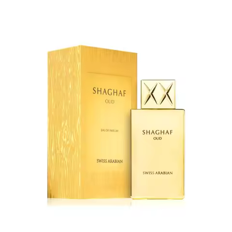 Swiss Arabian Shaghaf Oud Eau De Parfum Spray for Unisex – Intense Oriental Oud, Saffron & Warm Ambe