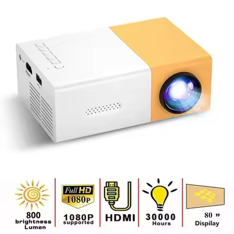 Projection YG300 Mini LED Projector Yg300 Upgraded 1280*720P Home Cinema Outdoor Portable Media Play