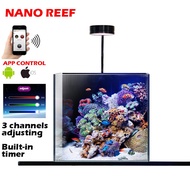 Aquarium Reef LED light Fish Tank Marine Saltwater Seawater Coral Lights APP Control 3 Channels Dimm