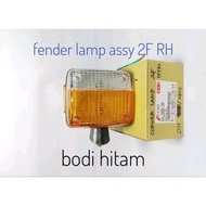Fender Lamp Assy Toyota 2F PCS RH Black Body Toyota FJ40 Right Riting Lamp Black Body 212-1603R-2XL
