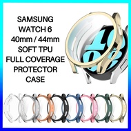Samsung Watch 6 40mm 44mm / Watch FE 40mm Soft TPU Full Coverage Case Protector Cover