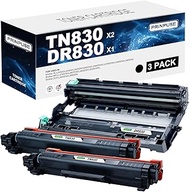 PRINPUSE DR830 TN830 Compatible for Brother DR830 Drum Unit TN830 Toner Cartridge for Brother Printe