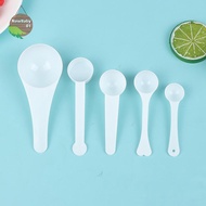 Nebaby 10Pcs 1g 3g 5g 10g Measuring Plastic Scoop Measuring Spoons Milk Powder Spoons .