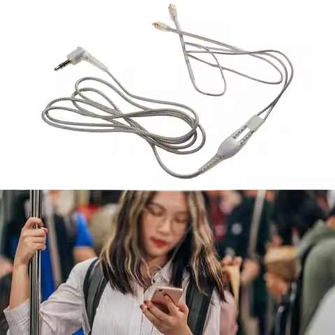 Audio Cable Headphone For SHURE 1PCS 64 Inche Detachable Practical Replacement SE215 SE535 Stereo Mo