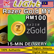 Razer Gold PIN MY RM100✨Available✨Malaysia Razer Gold Gift Card Direct Top-Up PIN Redeem Code✨ Gold 