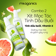 [MUA 2 TẶNG 1] Combo 2 Tinh Dầu Bưởi [GIẢM RỤNG 100%] Xịt Bưởi Milaganics Chính Hãng - Kích Mọc 