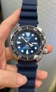 Seiko Prospex PADI Diver 200m Automatic Blue Dial Rubber Strap - Jam Tangan Pria Elegan