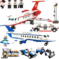 Lego 60104 02043 Airport Passenger Terminal City Airplane Model Building Blocks Bricks International Airport Station Airplane Blocks 82031 KYOP