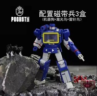 Original Transformation PocketToys PT-04 PT04 Black Soundwave with Tape G1 Mini Pocket War DX9 Actio