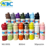 [ABC]Vacuum 800mL Bottle thumbler Sporty Bottle heat&cold for Adults & kids
