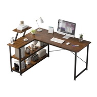E家工廠215- L型工作桌 120 x 80 x 73cm 虎皮纹色 1個