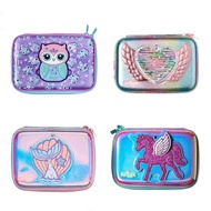 Smiggle Hardtop Pencil Cases Moving mirror Unicorn storage box Owl cute Pencil bag