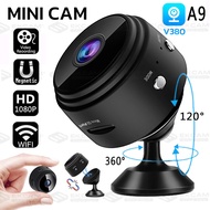 V380 Pro A9 2MP Mini IP Camera กล้องวงจรปิด wifi 2ล้านพิกเซล 1080P HD กล้องวงจรปิด ไร้ สาย กล้องจิ๋วไรสาย  อัดเสียว/อัดวีดีโอ กล้องจิ๋วไรสาย รองรับภาษาไทย