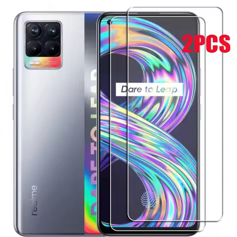 For Realme 8 Pro Realme8 8Pro Tempered Glass Protective ON Realme8Pro RMX3085 RMX3081 6.4INCH Screen