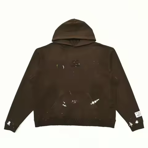 Gallery Dept Hand Painted Small French Letter Sweater Hoodie