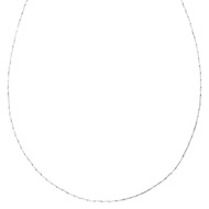 FAR EAST 18K/750 White Gold Barleycorn Necklace