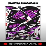 Striping Kawasaki Ninja 150 RR New Motif Api/ Stiker Kawasaki Ninja 150 RR Costum Api/ Lis Body Moto