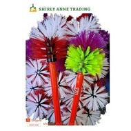 Toilet Bowl Brush, Round, With Handle, Assorted Color 1-piece