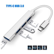 USB 3.0 hub 4 IN 1 Aluminum multi-channel OTG Adapter USB extender Type-C Splitter