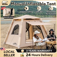 WTHB Khemah Camping Air Tent Inflatable Camping 4-6 person Tent Manual Inflatable Waterproof House T