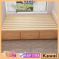 SG Solid Wood Tatami Bed Frame Bold Bed No Headboard Platform Bed Simplicity Tatami Bed