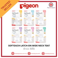 Pigeon SofTouch™ Pigeon SofTouch™  Latch-On Wide Neck Teat Size SS-LLL