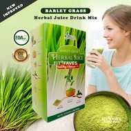 Barley Grass Herbal Juice Drink Zinc Folic Acid Insulin Green Tea Stevia Immunity Enhance FitnFaves