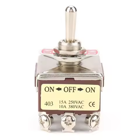 ON/OFF/ON Three-position Rocker Control Heavy Duty Toggle​​ 4PDT 12 Pin Rocker Switch ​​3 Position S