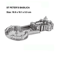 3D Metal Puzzle ST PETER's BASILICA Model KITS Gift Jigsaw Toys For Children