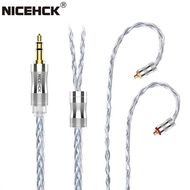 NICEHCK C8s-3 8 Core Silver Plated Copper Upgrade Headset Cable 3.5mm/2.5mm/4.4mm MMCX/NX7/QDC/0.78 2Pin for DB3 KXXS Kanas MK3