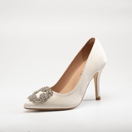 MISOLE Satin Classic Heels 10cm high Heels party shoes