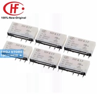 HF 100%-NEW 10PCS HF41F-24-ZS HF41F-12-ZS HF41F-5-ZS HF41F 60-ZS 6A 1CO 5V 12V 24V 60VDC Wafer relay