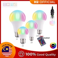 H2 3W 5W 10W 15W E27 RGB Magic LED Bulb Dimmable Color Changing Lamp Spotlight With IR Remote Contro