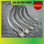 Ready Stock | 925 纯银 男款手链 | Original 925 Silver Bracelet Bangle TP For Men | Gelang Tangan Lelaki Perak 925