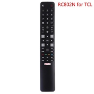 New Remote Control RC802N YUI1 For TCL Smart TV U43P6046 U49P6046 U55P6046 No Programming Or Setting Required