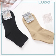 QStar Aurat Plain Nylon Quarter Socks  Soft, Breathable & Opaque Stoking Muslimah / Stoking Muslimah