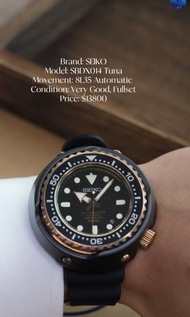 🪙狀態佳 SEIKO 1000M 黑玫瑰金吞拿 Marinemaster✅ - SBDX014🔥
二手中古 SEIKO 精工 Prospex Marinemaster 1000M Automatic 