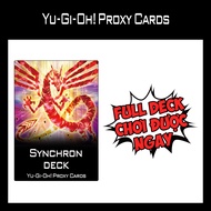 Yugioh - Synchron Deck - 1-Sided Print (60 Cards)