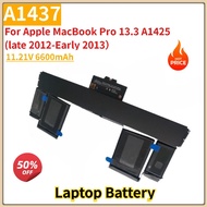 High Quality A1437 Replacement Laptop Battery 11.21V 6600mAh For Apple MacBook Pro 13" Retina A1425 