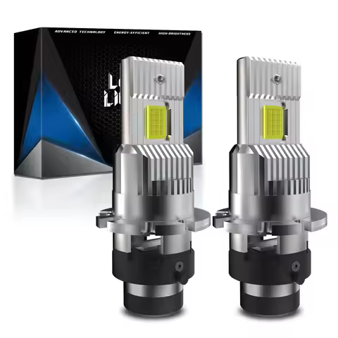 D2S D2R D4S D4R CANBUS LED Headlight Bulb, 20000LM Ultra‑Bright Plug‑and‑Play All‑in‑One Car Headlam